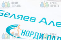 Белые футболки с надписью «Норди-Палки»