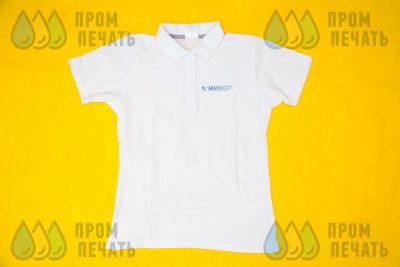 Пример работ №8. Печать на женских футболках поло